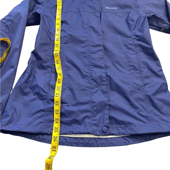 Marmot Air Vented Nylon Shell Hooded Rain Jacket Size S - Picture 13 of 16